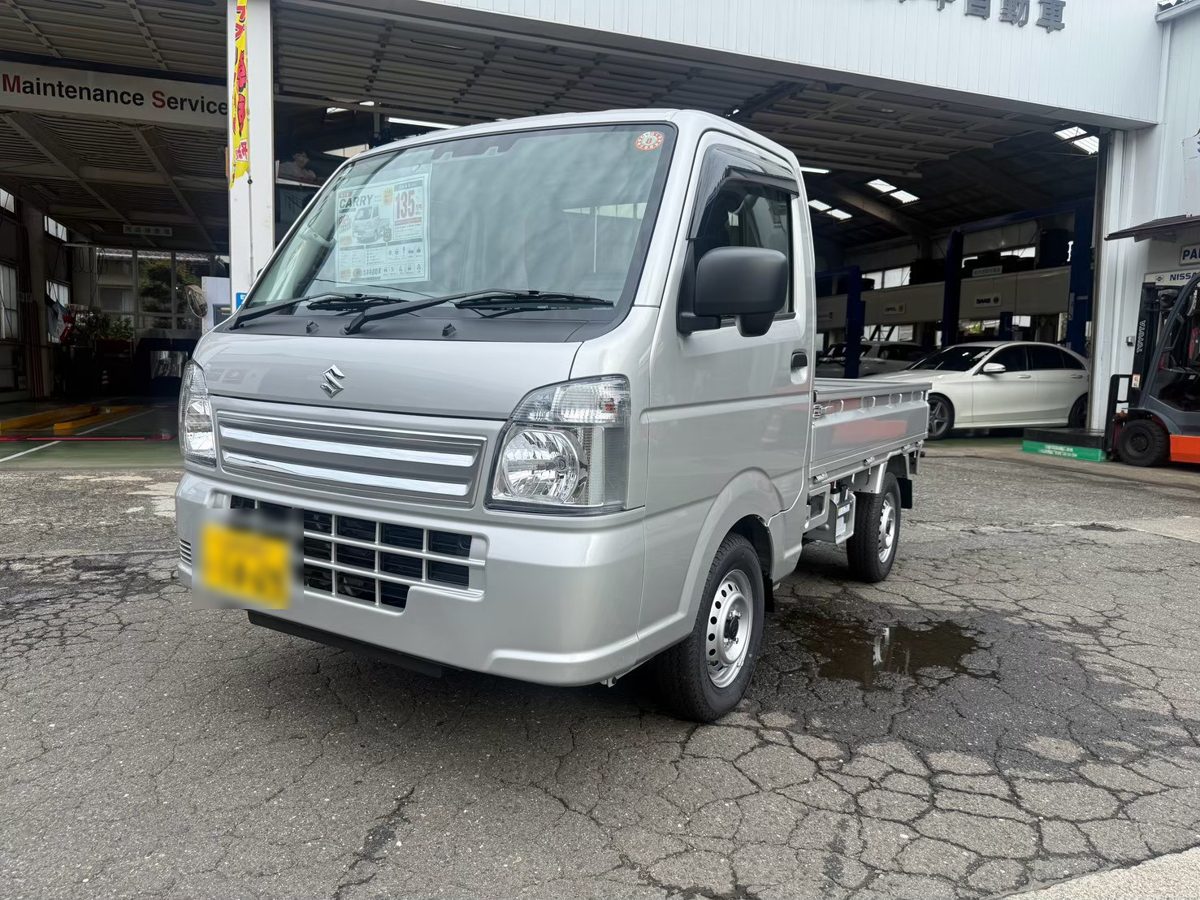 スズキ キャリイ 軽トラック 新古車 フロント｜山梨県都留市 カネキ自動車